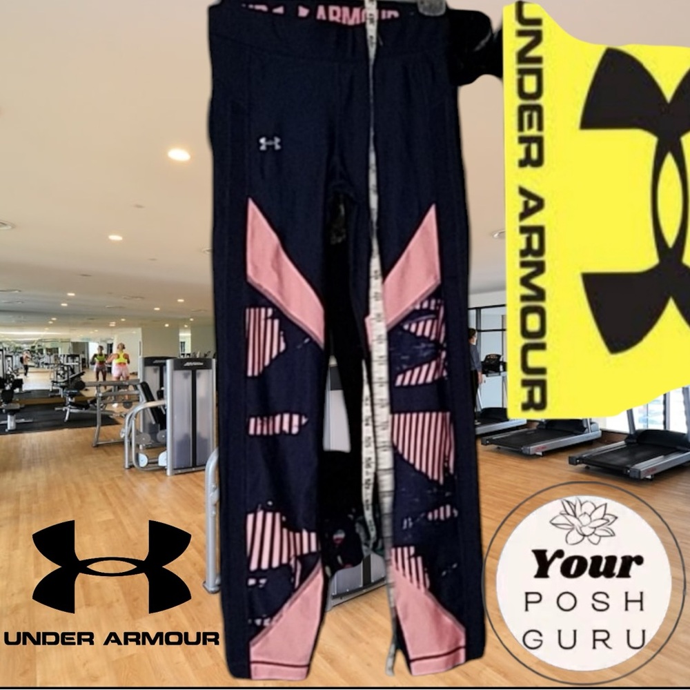 🆓💙NWOT NAVY UNDER ARMOR 💪 Boxer trim leggings 💕🆓🆓🆓FREE W/$25 BUNDLE❣